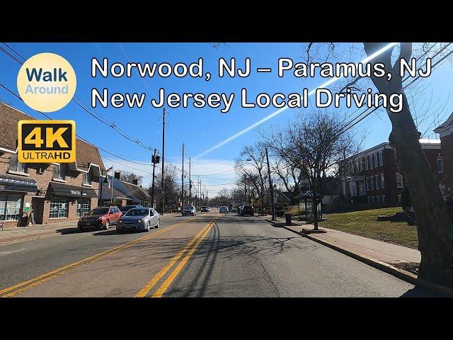 【4K60】 Driving - from Norwood, NJ to Paramus, NJ (Bergen County Zoo)