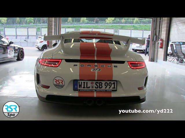 Porsche 991 GT3 - Onboard on track & LOUD sounds !