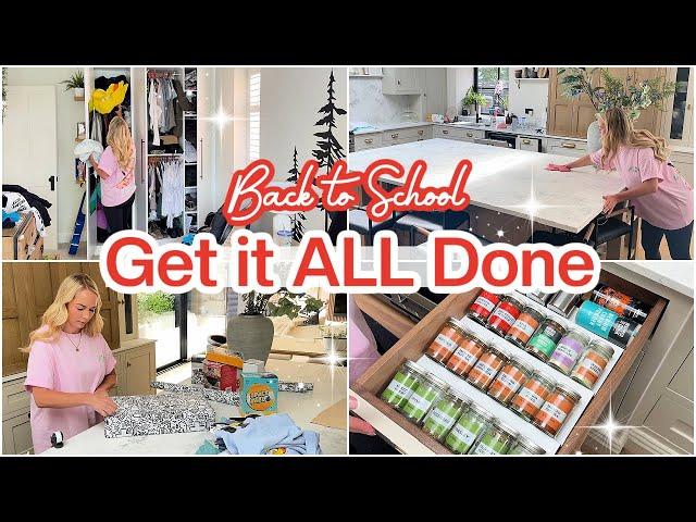 Get it All Done | Back to School All Day Clean + Sort my Life Out