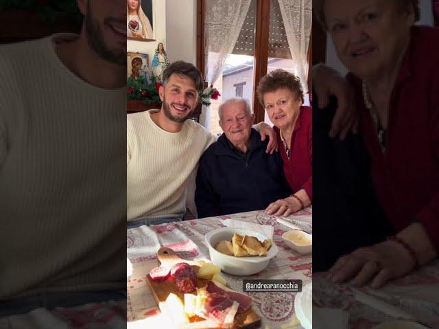 NONNO FAUSTINO - A pranzo con ANDREA RANOCCHIA dell'inter ️