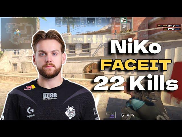 NiKo 22 Kills  (Mirage) FACEIT Ranked June 09, 2024 | CS2 POV