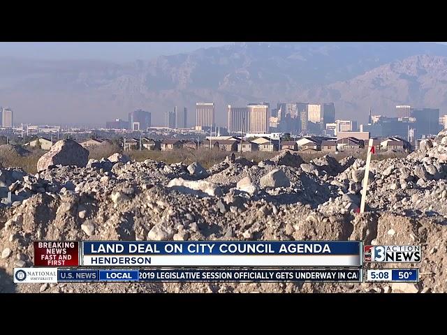 Henderson City Council to discuss land development near future home of Raiders