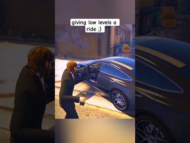 Giving low levels a ride  #gtaviral #gtaonline #gta5online #gtacars #gta5 #shorts