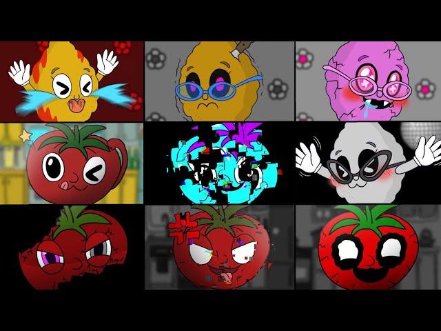 Cute Ms.LemonS jumpscare animation Complete Edition 2 (feat. Mr Tomatos  jumpscare)