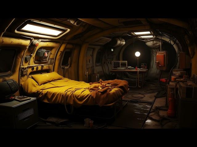 Post Apocalyptic Life in a Resistance Shelter |10 hours Sci-Fi Ambiance for Sleep, Study, Relaxation