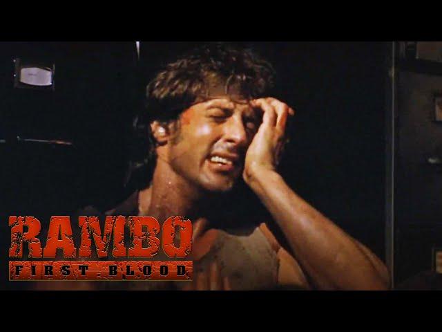 'Rambo Breaks Down & Cries' Scene | Rambo: First Blood