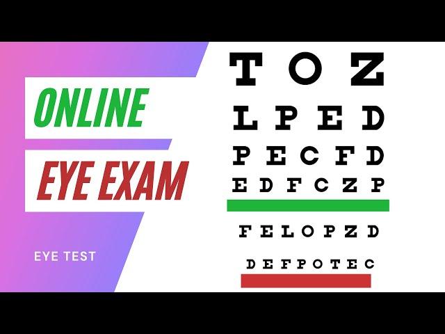 Online Eye Exam