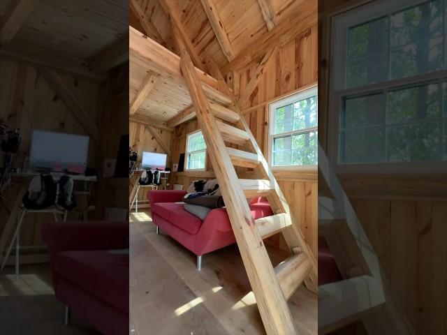 Mortise and tenon ladder