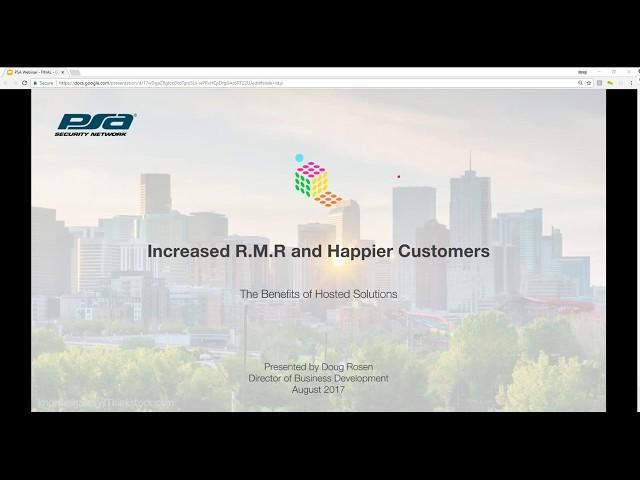 Increased R.M.R. and Happier Customers; The Benefits of Hosted Solutions