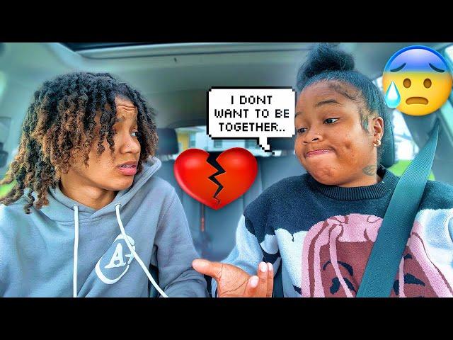 TELLING MY GIRLFRIEND “OUR RELATIONSHIP WAS A WASTE OF TIME” TO SEE HOW SHE REACTS!