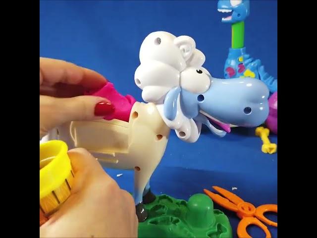 Плей до овечка Шерри, знакомьтесь! #плейдо #овечка #игрушки #игрушка #shorts #обзор