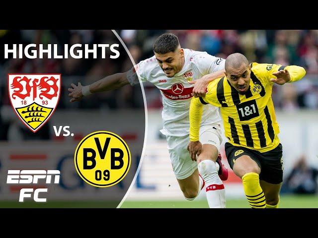 VfB Stuttgart vs. Borussia Dortmund | Bundesliga Highlights | ESPN FC