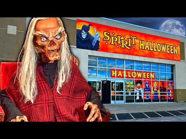 SPIRIT HALLOWEEN 2024 BANGOR MAINE INSIDE ABANDONED BED BATH AND BEYOND THE GRAVE