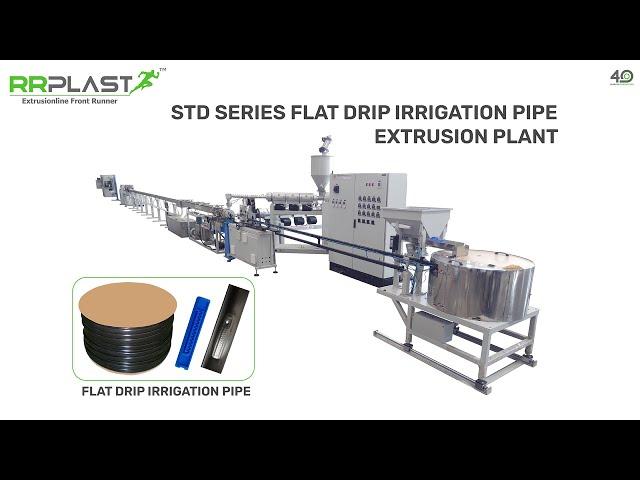 Inline Flat Drip Irrigation Pipe Extrusion Plant | Drip Irrigation Pipe Plant Machine Manufacturer