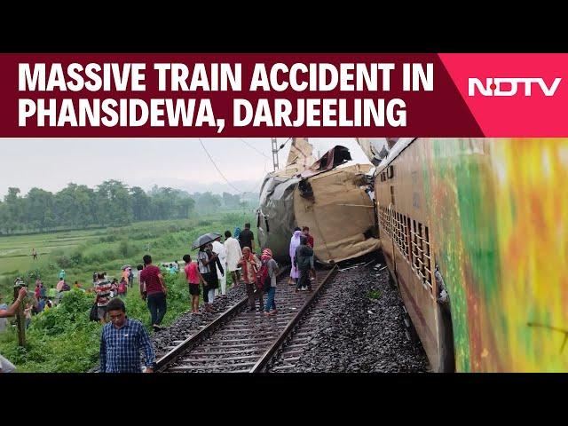 West Bengal Train Accident | Kanchanjunga Express Collides With Goods Train, Rescue On