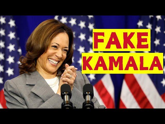 Kamala Harris STRUGGLES OFF-Script. Is Kamala Fake?