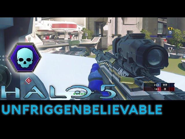 Halo 5: Guardians - 53-0 Unfriggenbelievable Warzone Gameplay with Pistol/BR/DMR/Sniper