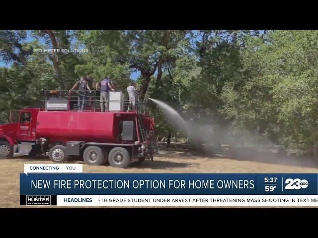 New fire retardant may help protect homes against wildfires