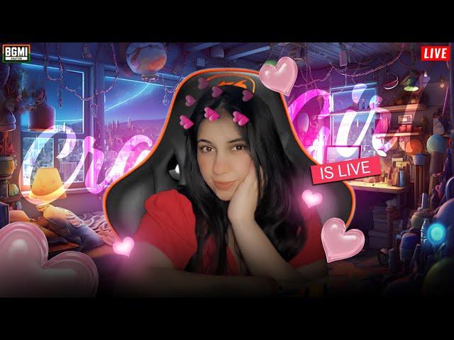 RANK PUSH | TEAMCODE | BGMI LIVE | CRAZYGIRL IS LIVE | #bgmi #girlgamer #facecam