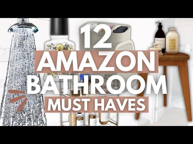 12 AMAZON MUST HAVES | Amazon Items You NEED in your HOME! | *BATHROOM FAVORITES*