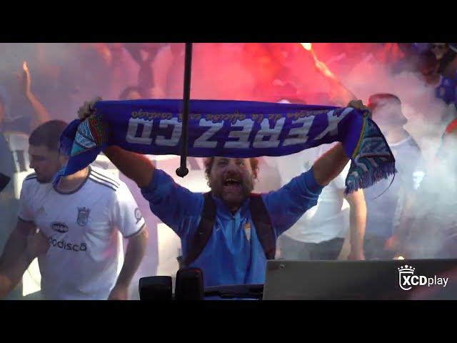 ¡Recibimiento espectacular al Xerez en Chapín!