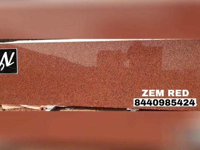 Gem red granite, Zem red granite, Red granites, baltic red granite,  price@55rs/sqft 8440985424