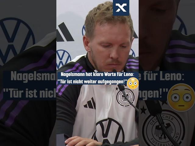 Deutliche Ansage an Leno!  #spox #dfb #nagelsmann