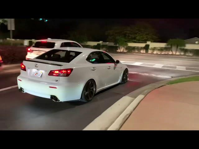 Lexus ISF FBO Pedal Romp #lexus #isf #fbo #rrracing #2urgse #ppeheaders #borlaexhaust