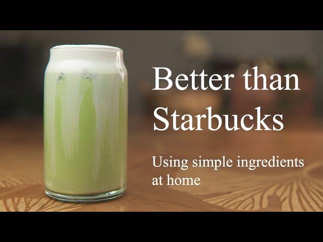 How To Make Starbuck's Lavender Cream Matcha Latte At Home Using Simple Ingredients