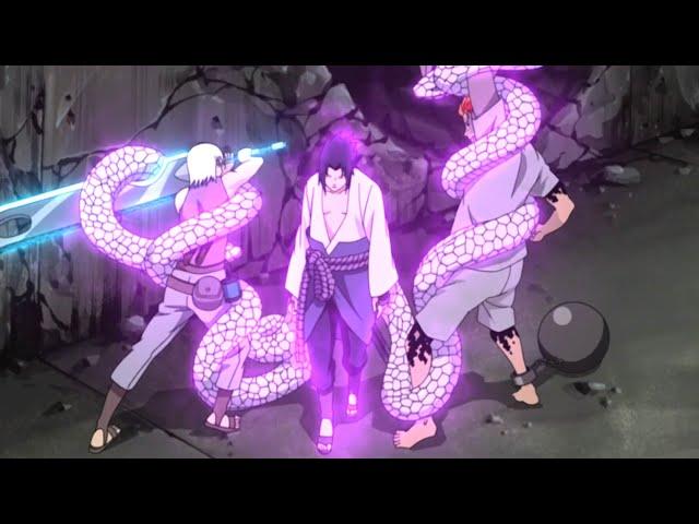 Sasuke Threatens To Kill Suigetsu & Jugo For Disobeying His Orders - Naruto Shippuden - Eng Subbed