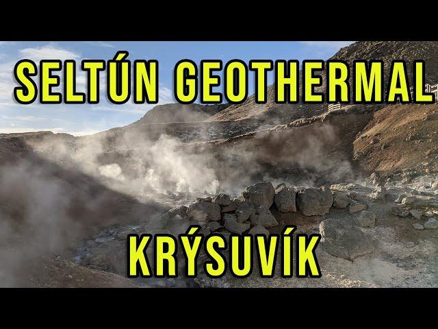 Walking Tour of Seltún Geothermal Area in Krýsuvík, Iceland | 2021 [4K]