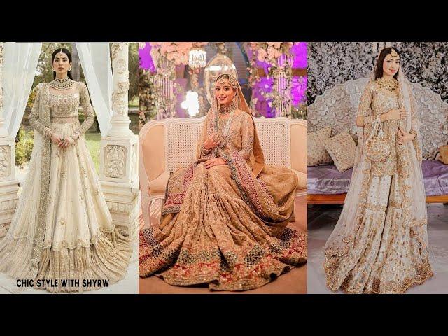 Stunning Bridal Dress/Dress design for wedding function/Unique dress design ideas for nikah 2024-25