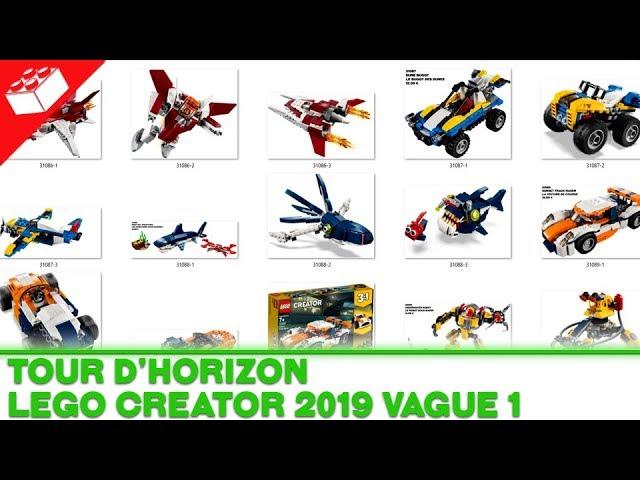 [TOUR D'HORIZON] LEGO Creator 2019 Vague 1 [FR]