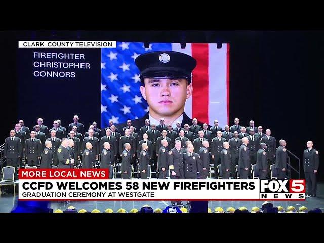 Clark County Fire Department welcomes 58 new firefighters