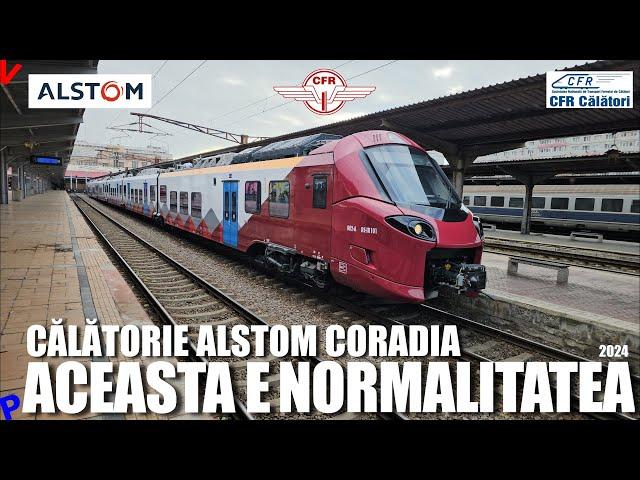 Prima mea calatorie cu noul tren electric Alstom Coradia | Campina - Bucuresti