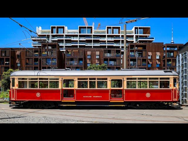 THE OUTSTANDING TRAM RESTORATION of SW6 881 for The Dockline Tram Auckland