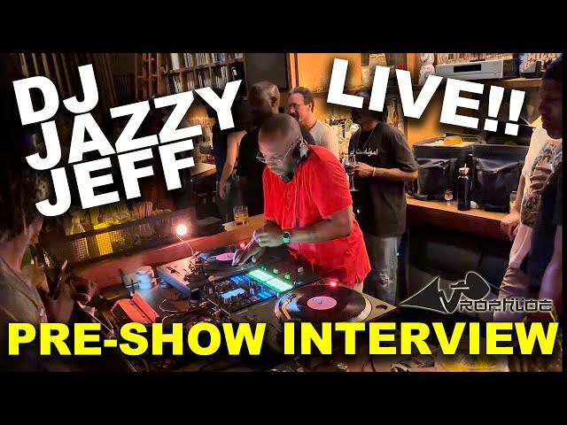 DJ Jazzy Jeff's Live Interview at Dante's HIFI in Wynwood Miami Florida