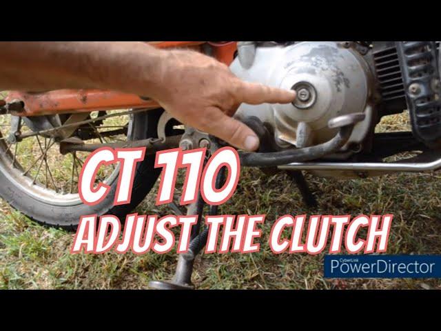 Honda CT 110 Trail - How To Adjust The Clutch Made Simple