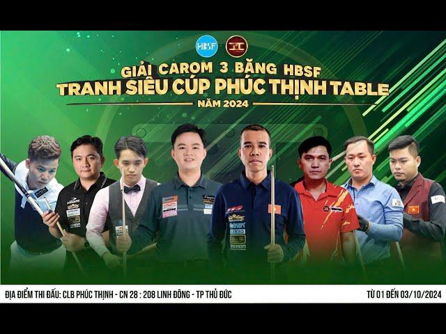 Bao Phương Vinh vs Trần Tiến Phong| Giải Billiards 3C Siêu Cúp Phúc Thịnh II - 2024