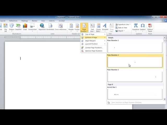 How to Add Page Numbers in Word