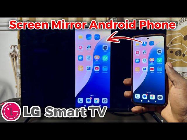 How to Screen Mirror Android Phone to LG Smart TV