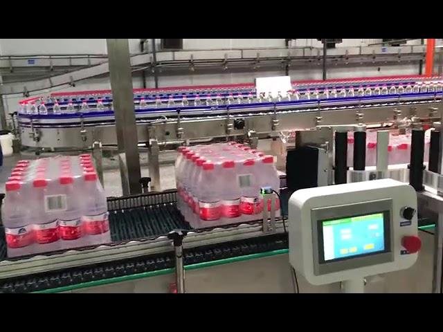 Automatic labeling machine.