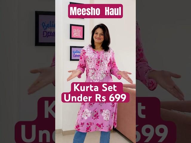 Meesho Kurta Set l Affordable Kurta Set l Kurti Set Meesho #kurti #viral #trending #meesho #shorts