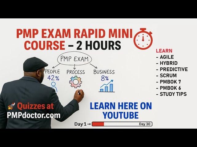 The Most COMPREHENSIVE PMP Exam Training Course on YOUTUBE!