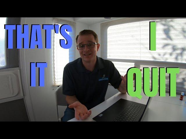 I QUIT | The Handyman Journey