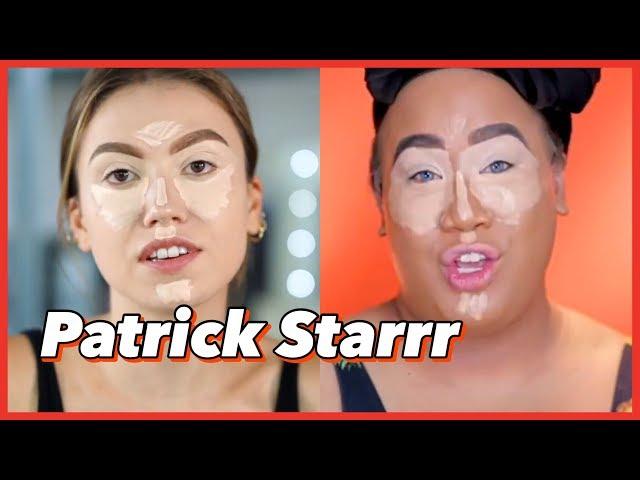 Patrick Starrr'ın Makyajını Yapmaya Çalıştım! | Following a Patrick Starrr Makeup Tutorial