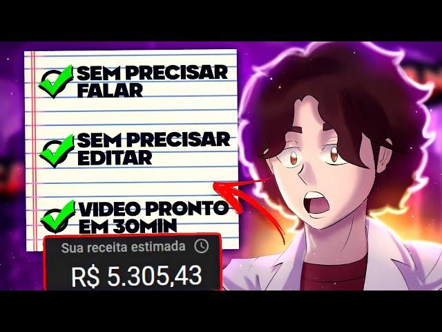 COMO FAZER UM CANAL DARK NO YOUTUBE!  (fácil e RÁPIDO demais!)