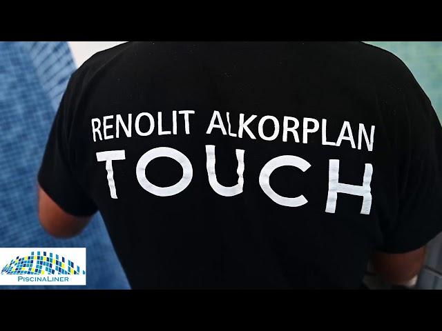 RENOLIT ALKORPLAN liner installation. CRACKED swimming pool reform by PISCINALINER