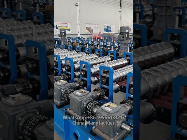 Sudan customer customized high-speed metal Corrugated tile roll forming machine#costomized #roofing