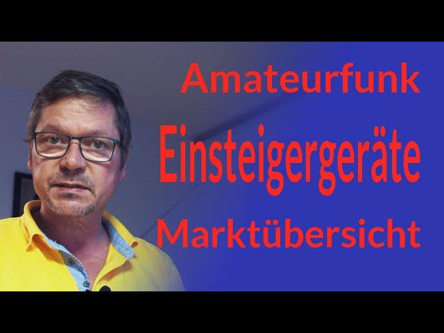 Amateurfunk Einsteigergeräte von Icom, Kenwood und Yaesu